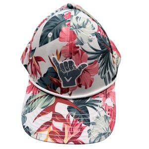 Maui‎ Jim Hawaiian Floral Print Swim Trunks Men's Medium Green Red